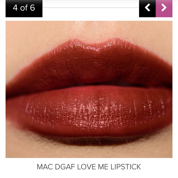 MAC lipstick in “DGAF”. Lovely shade of brown with some sheen to it. Brand new! - Picture 8 of 10